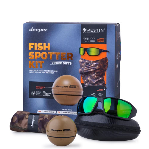 Deeper CHIRP + 2 Fischfinder Fish Spotter Kit