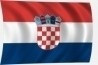 Kroatische Flagge 60 x 40 cm