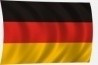 Flagge Deutsch 30 x 20 cm