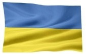 Ukrainische Flagge 45 x 30 cm