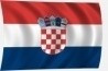 Kroatische Flagge 30 x 20 cm