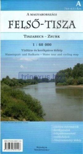 Buch, Karte Upper Theiß Tiszabecs-Zsurk