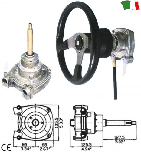 Lenkkopf Ultraflex T71 FC bis zu 235 PS für M66 bovden GFN