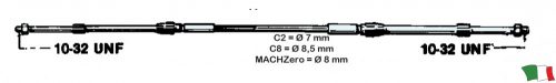 Bovdenzug Gas und Schalthebel C2 / 6ft YAM,SUZ,HON,TOH