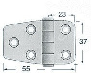 Scharnier 50 x 37 mm