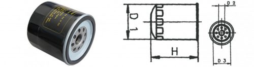 SCHRAUBENÖLFILTER FÜR EXTERNE MOTOREN