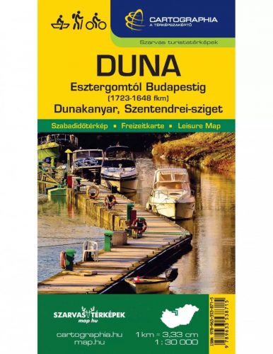 Buch, Duna Esztergom-Budapest Touristenkarte (UNGARN)