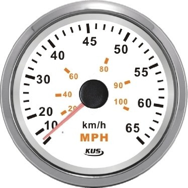 Tacho KUS 55 MPH edelsthal-schwarz