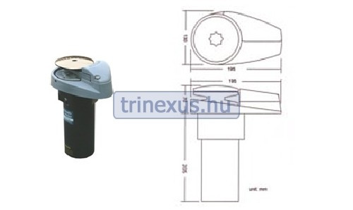 Elektrische Ankerwinde vertikal 700 W