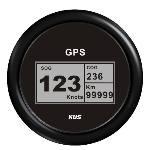 Tachometer KUS digital schwarz