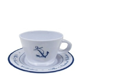 Kaffeetasse mit Ankermuster 6,4 cm