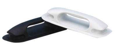 Gummi-Bootsgriff, flaches PVC vs. Grau, 237 x 105 mm,