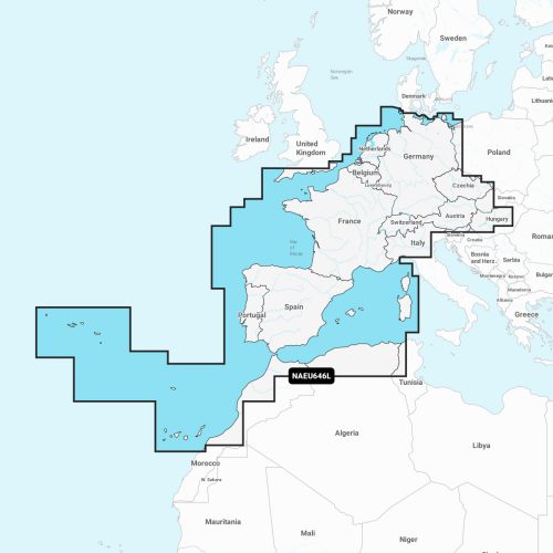 Navionics+ Mittel  und Westeuropa (EU646L)