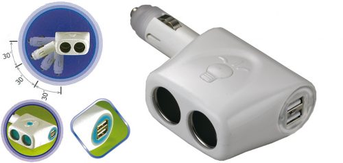 POWER SPLITTER ADAPTER MIT DUAL USB