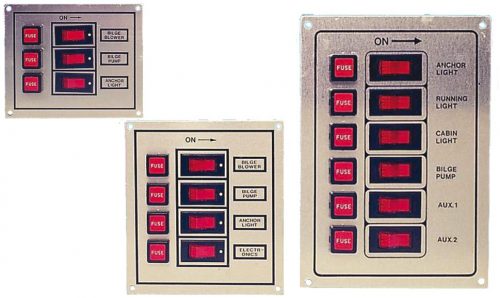 Schalttafel mit 4 einheitlichen Aluminium-LEDs