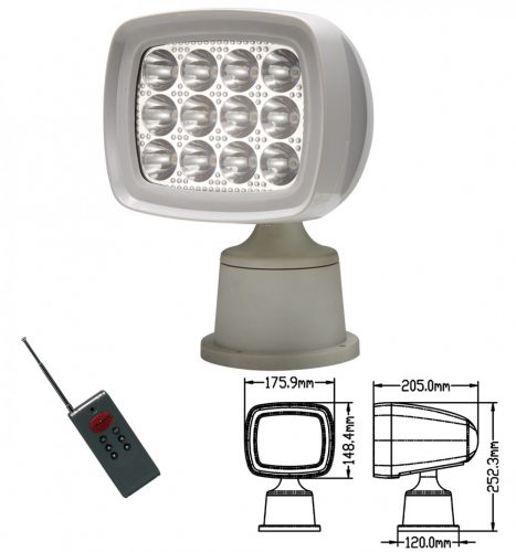 12 LED-SCHEINWERFER MIT FERNBEDIENUNG