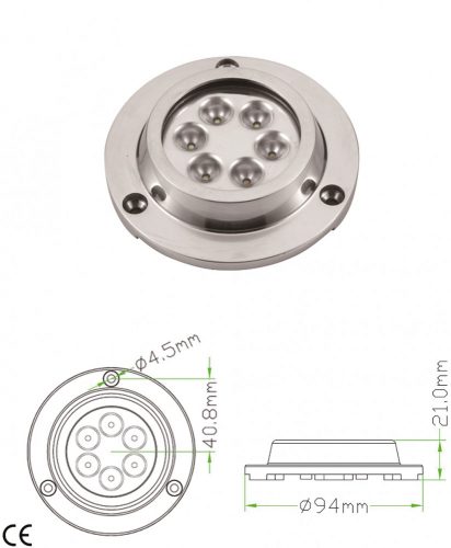 UNTERWASSER 6-LED IP68 LICHT