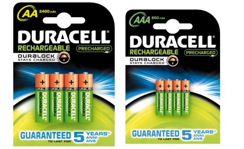 WIEDERAUFLADBARE DURACELL-BATTERIEN