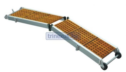 Brücke Alu-Teak 2-teilig 190 cm