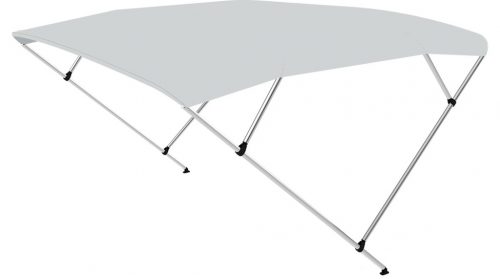 Bimini Dach v.grau 225x150-170x129 cm EVA