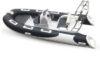 Dawn Marine RIB BOOT 390C schwarz und weiß