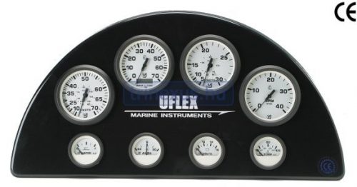 Ultraweißer Tachometer bis 50 Knoten